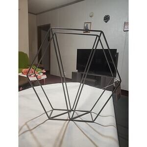 Huntington Home Table Top Magazine Holder 12.99"x12.99"x2.95" Hexagon